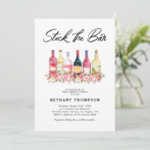 Faire le plein du bar Invitation pour un mariage F (Debout devant)