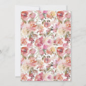 Faire le plein du bar Invitation pour un mariage F (Dos)