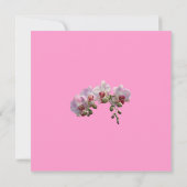 Faire les invitations de mariage avec des fleurs d (Dos)
