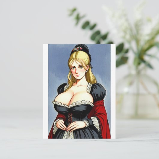 Faire Maiden 10 Briefkaart (Staand voorkant)