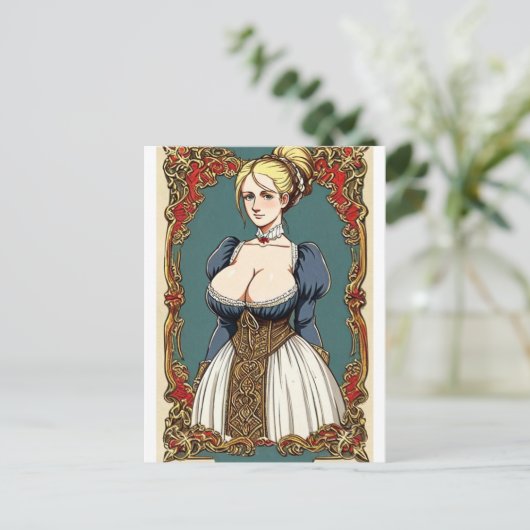 Faire Maiden 3 Briefkaart (Staand voorkant)