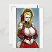 Faire Maiden 5 Briefkaart (Voorkant / Achterkant)