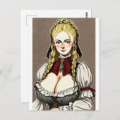 Faire Maiden 9 Briefkaart (Voorkant / Achterkant)