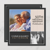 Faire maintenant Invitation de l'anniversaire de p (Devant / Derrière)