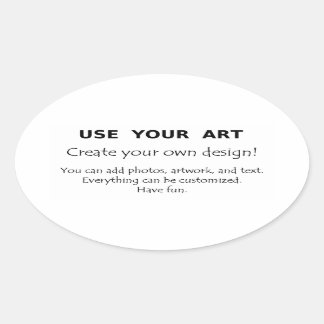 Faire mes propres autocollants ovales avec logo de