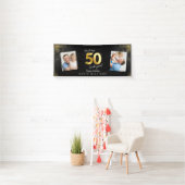 Faire paraître 50 bonne bannière d'anniversaire no (En situation)