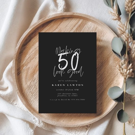Faire paraître 50 bonne invitation d'anniversaire