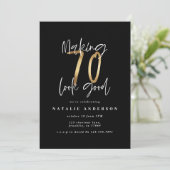 Faire paraître 70 bonne invitation pour l'annivers (Debout devant)