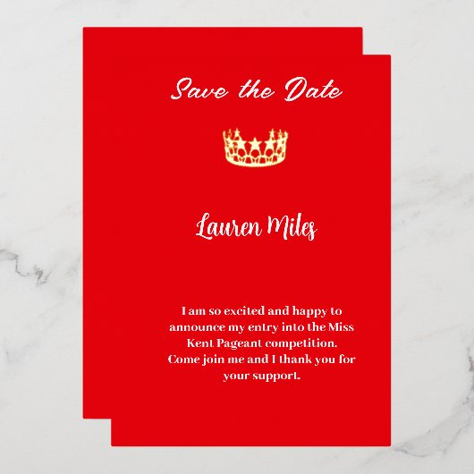 Faire-part (Recto/Verso)