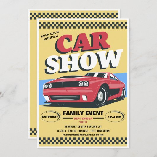 Faire-part (Devant / Derrière)