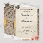 faire-part (Devant / Derrière)