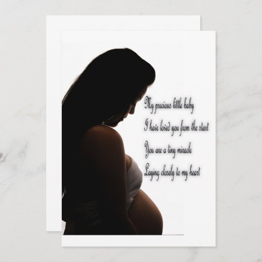 Faire-part 025aa (Devant / Derrière)