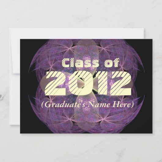 Faire-part 2012 d'obtention du diplôme (Devant)