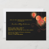 Faire-part 2013 asiatique de diplômé de photo de (Dos)