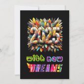 Faire-part 2025 Avec De Nouveaux Rêves (Devant)