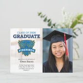 Faire-part 2026 FVHS Graduation Announcement w/ Photo (Light) (Debout devant)