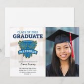 Faire-part 2026 FVHS Graduation Announcement w/ Photo (Light) (Devant / Derrière)