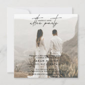 Faire-part 2 Photo Heureusement Jamais Après La Réception De  (Devant)