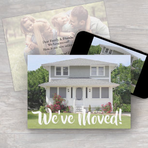 Faire-part 2 Photo Nous avons déménagé Nouvelle maison Change