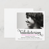 Faire-part 311 Meilleur Élève Citation Inspirante Remise de D (Devant / Derrière)