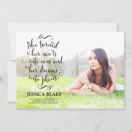 Faire-part 311 transformée ses Can'ts en boîtes Dreams Gradua (Devant)