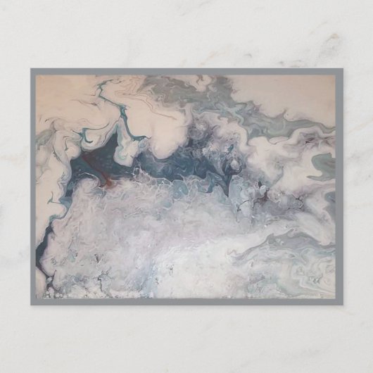 Faire-part 4,25" x 5,6" carte postale standard par art par (Devant)