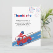 Faire-part 4 juillet anniversaire (Debout devant)