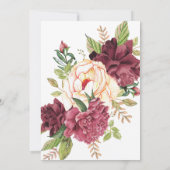 Faire-part 50 ans Tarjeta de anuncios plana (Dos)