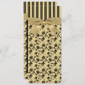 Faire-part 50e anniversaire de mariage Ruban IMPRI (Devant / Derrière)