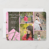 Faire-part 5x7 Chasseurs roses Camo Camoufla Senior Faire-par (Devant)