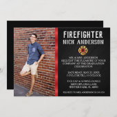 Faire-part à la mode d'obtention du diplôme (Devant / Derrière)