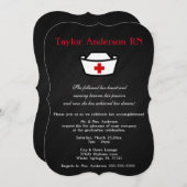 Faire-part à la mode d'obtention du diplôme (Devant / Derrière)