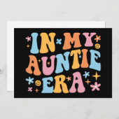 Faire-part À l'ère de ma tante I (Devant / Derrière)