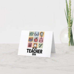 Faire-part À l'ère de mon enseignement, vie d'enseignant en m