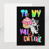 Faire-part À ma Saint Valentin (Devant / Derrière)