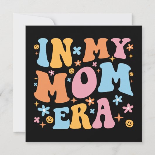 Faire-part À mon ère de maman je (Devant)