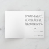 Faire-part A parents card for their adventurous child. (Intérieur)