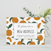 Faire-part Abondance d'Oranges Nouvelle adresse de domicile (Debout devant)