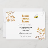 Faire-part Accueil douce maison mignonne bourgeoise bebe mobi (Devant)