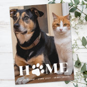 Faire-part Accueil Photo pour animaux de compagnie Nous avons