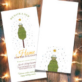 Faire-part Accueil pour les fêtes Nouvelle adresse