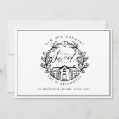 Faire-part Accueil Sweet Home Nous avons déménagé à la maison (Devant)