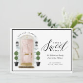 Faire-part Accueil Sweet Home - Nous avons déplacé Porte d'Aq (Debout devant)