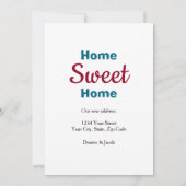 Faire-part Adirondack Chaises De Plage Nouvelle Adresse Turqu (Dos)