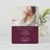 Faire-part adopté de photo (Debout devant)