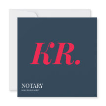 Agent de signature de notaire public Monogramme b