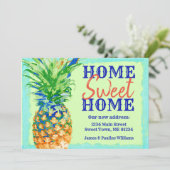 Faire-part Aiguille tropicale Maison Sweet Home Déménagement (Debout devant)