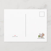 Faire-part Ajouter une carte postale de randonnée de souris d (Dos)