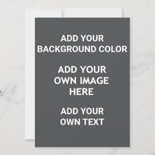 Faire-part Ajoutez votre couleur arrière - plan, votre image,