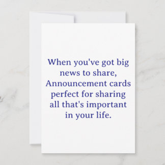 Faire-part Ajoutez votre propre design 11,4 cm x 15,9 cm mat